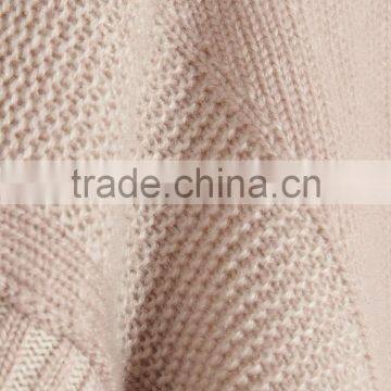 Antique-Rose 100% Cashmere Loose Crew Neck Women Chinese Sweater With Inverted Triangle Stiching on Back photo-5