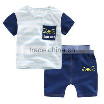 Wholesale Cute Boy Summer Clothes 2017 Baby Boy Clothing Sets photo-4