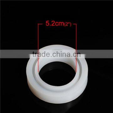 Wholesale White 8.3cm Dia. Silicone Resin Mold Bracelet photo-2