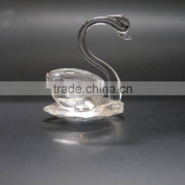 Hot Sale Crystal Single Swan,Crystal Swan Wedding Favors For Give Away Crystal Gift