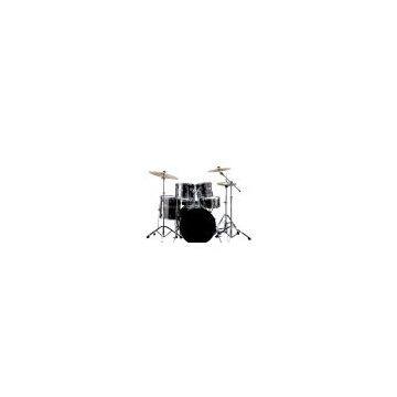 Pearl Forum FZH725B 5 Piece Drum Set - Smokey Chrome with Chrome hardware