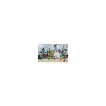 Fiber Glass Aqua Play ,Water Game Spray Park Equipment For Kids Entertainment