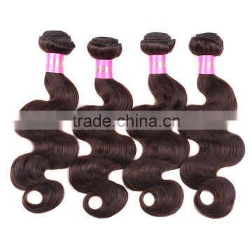 Wholesale price high quality 2# color body wave hair , Malaysian hair