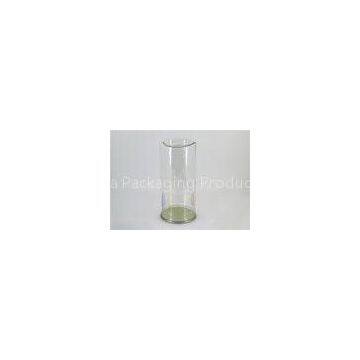 Large capacity  food grade Clear Plastic Cylinder PET canister For dry fruit , nut