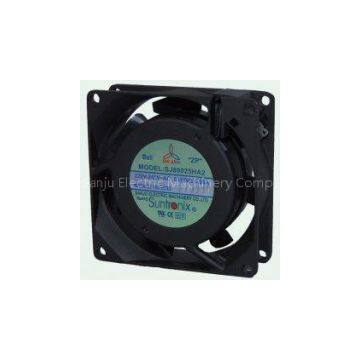 SJ8025HA2 80mm Ball or Sleeve bearing Industrial cooling AC Axial Fans, Aluminum 7 blade fan 80x80x2