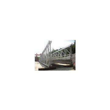 Prefabricated Modular Steel Bridge / Army Bailey Bridge High Strength