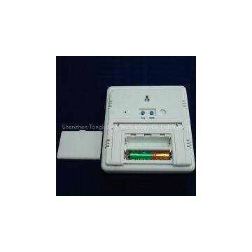 Lcd Digital Wall-Clocks With Temperature Humidity Display photo-3