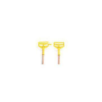 Smart Varnished Wooden handle Mop Clip / heavy duty mop holder