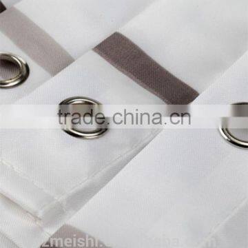 Double Swag Shower Curtain With Valance