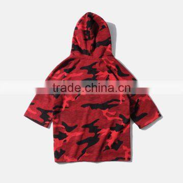 B40689A 2017 Autumn Top Sale Boys Army Printed Pullover Hooded Sweatshirt photo-6