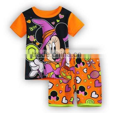 Cute Family Clothing Set Kids Cartoon Pattern 100 Cotton t Shirt photo-2