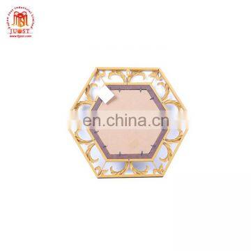 Top quality wholesale wall mounted antique gold leaf frame wall mirror