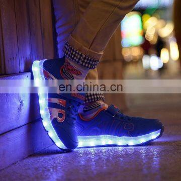Latest AIR Led Light up Shoes Children Kids Led Shoes Sneakers Wholesale Footwear photo-3