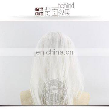 Halloween Latex Ghost Mask With White Wigs photo-4