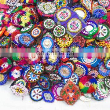Gypsy Banjara Medallion Beaded Tribal Afghan Medallion photo-3