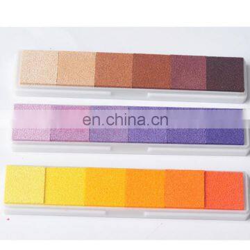 Wholesale Gradient Multicolor Stamp Pad Ink Washable Kids Ink Stamp