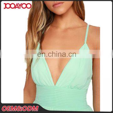 New Summer Casual Women Long Halter Slip Dress Chiffon New Style Sexy Pleat Maxi Dress photo-6