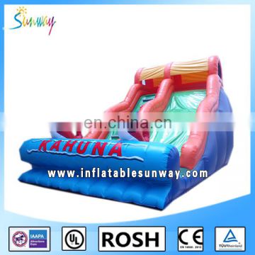 2016 Sunway Children Giant Inflatable Pool with Shark Water Slide Price