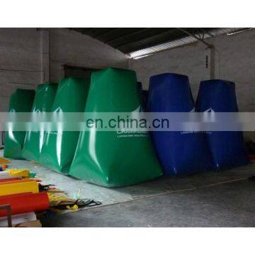 inflatable tower buoy with customized logos for swim event