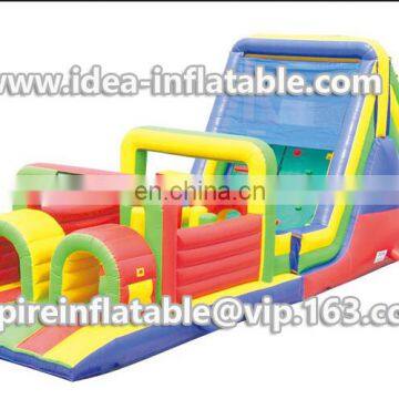 Most popular giant inflatable obstacle course for funny play ID-OB025