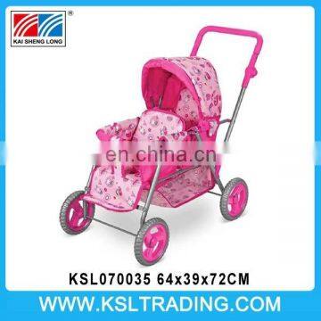 twin doll stroller doll stroller with canop baby stroller