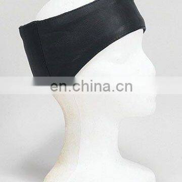 HMB-095 LEATHER HEAD BAND EARS FORHEAD COVERS HATS CAP