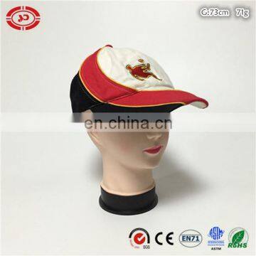 Black red white soft cotton mens baseball sports embroidered cap