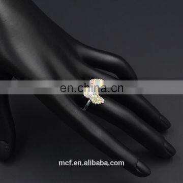 MCR-0038 fashion latest wings shaped novel ring designs for girls