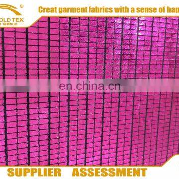 High Quality Colorful Foil On Upholstery Fdy Fabric For Shining