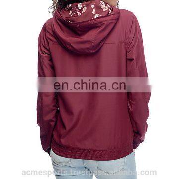 Wind Breaker Jacket - 2017 New Custom Ladies Spring Microfiber Wind Breaker Waterproof Windbreaker Jacket photo-2