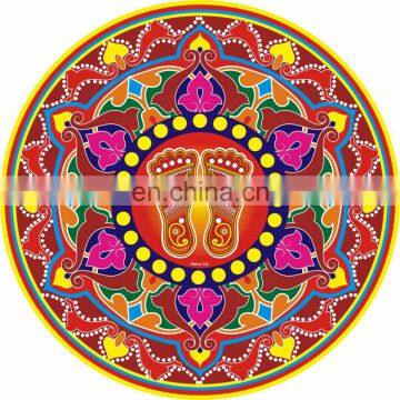 Paper Rangoli Home Decot Sticker Based High Quality