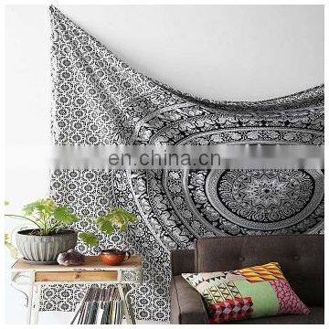 Queen Hippie Mandala Wall Hanging Throw Bedspread Indian Elephant Dorm Tapestry