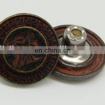 customized high end jeans button for decoration