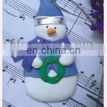 Fashional Style Cheap polymer clay christmas Snowman