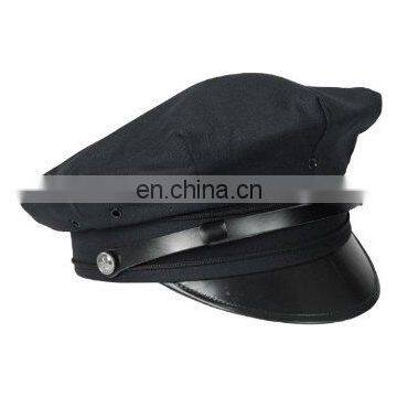 embroidery police visor cap