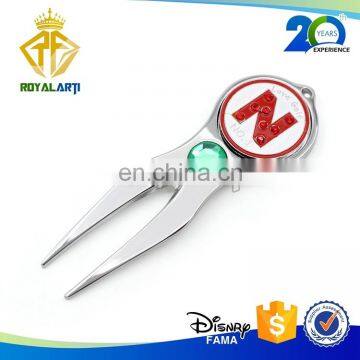 Hot Selling Custom Zinc Alloy Golf Divot Tool with Marker