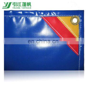 Heavy duty Rip-poly PVC coated tarpaulin 530gram