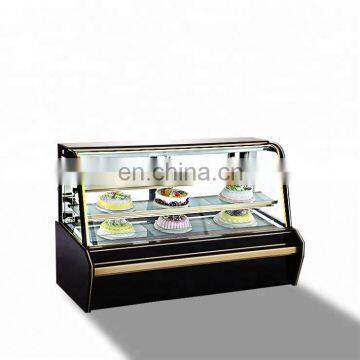 Hot Sell Supermarket Cold Cake Display Refrigerator Glass Fridge Showcase /Cake Display Chiller