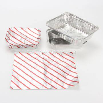 Inflight Pre Cut Red Stripe Aluminum Foil Sheets