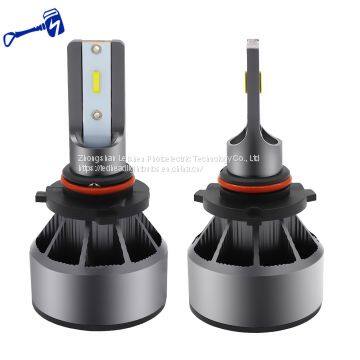 9007 HB5 6000LM CSP LED Headlight Conversion Kit, Hi/Lo Beam Headlamp, Dual Beam Head Light, Halogen Head Light Replacement, 6500K Xenon White, 1 Pair- 1 Year Warranty photo-2