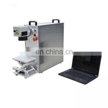 High efficiency and long lifetime fiber laser JCZ Control panel fiber laser marking machine for metal with 30w 50w 100w