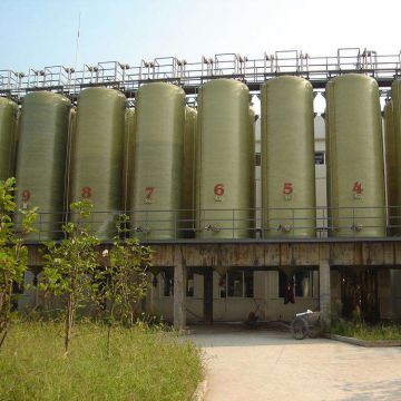 Industrial Water Treatment Fiberglass Tank Hotel Waste Treatment