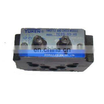 one-way restrictive valve TC1G/SRT/SRCT ,TC2G series modular throttle check valve,