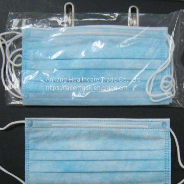 Factory direct supply disposable 3 ply nonwoven protective face mask