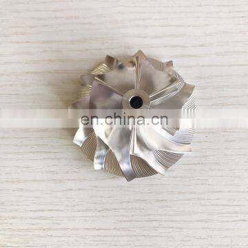 CT10V 38.87/58.01mm 17291-0L040 6+6 blades high performance turbo billet/milling/aluminum 2618 compressor wheel