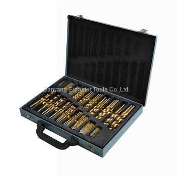 170PCS Titanium Coated Twist Drill Bits Set Manufacturer