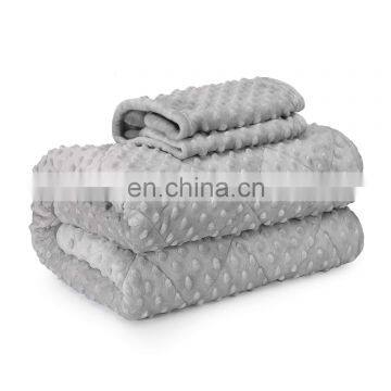 Factory High Quality Wholesale 15lbs Heavy Glass Beads Weighted Blanket photo-3