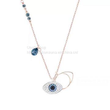 Swarovski's beating heart necklace femininity pendant clavicle chain Valentine's Day gift