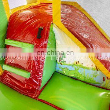 Air Castle Inflatable Crocodile Bouncer Castles Kids Jump Bounce House With Slide photo-3