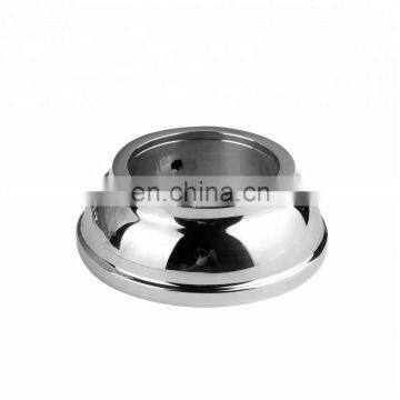 Stainless Steel 304 Handrail Round Tube Base Post Flange photo-2